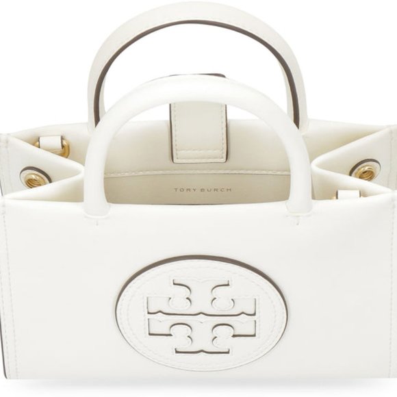 NWT Tory Burch Women's Ella Bio Mini Tote (White) - Picture 5 of 10